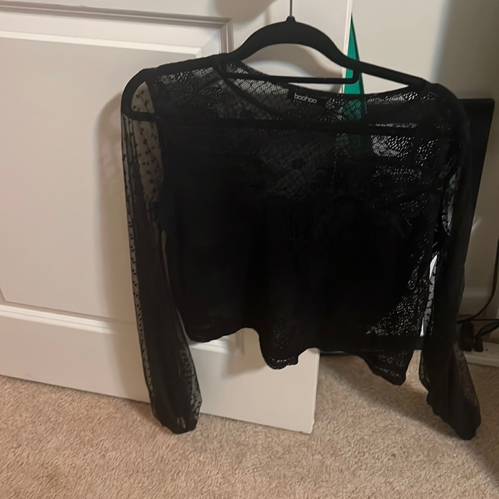 Boohoo lace top
